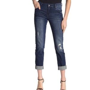 Kut From the Kloth Distressed Catherine Slim Boyfriend Jeans 4